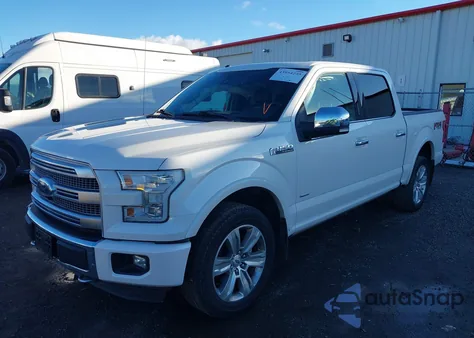 2016 Ford F-150 Platinum from USA, damaged, VIN 1FTEW1EGXGFC86446
